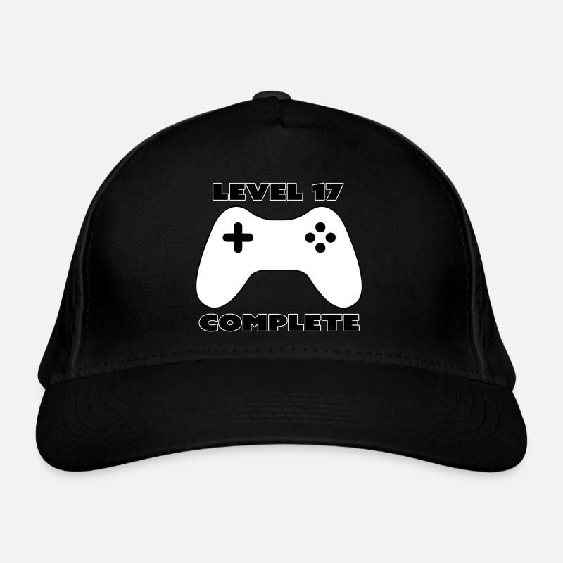 Niveau 17 accompli, level complete, 17 ans Casquette classique bio