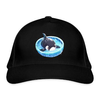 Orca - Organic Baseball Cap - black - Front
