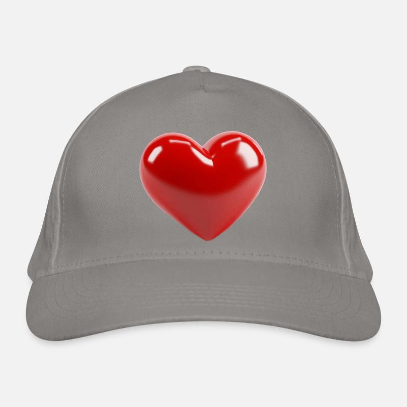 Un coeur 3d Casquette classique bio