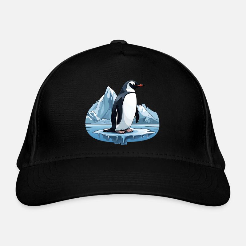 Pinguine, die Bewohner der Antarktis Bio-Baseballkappe
