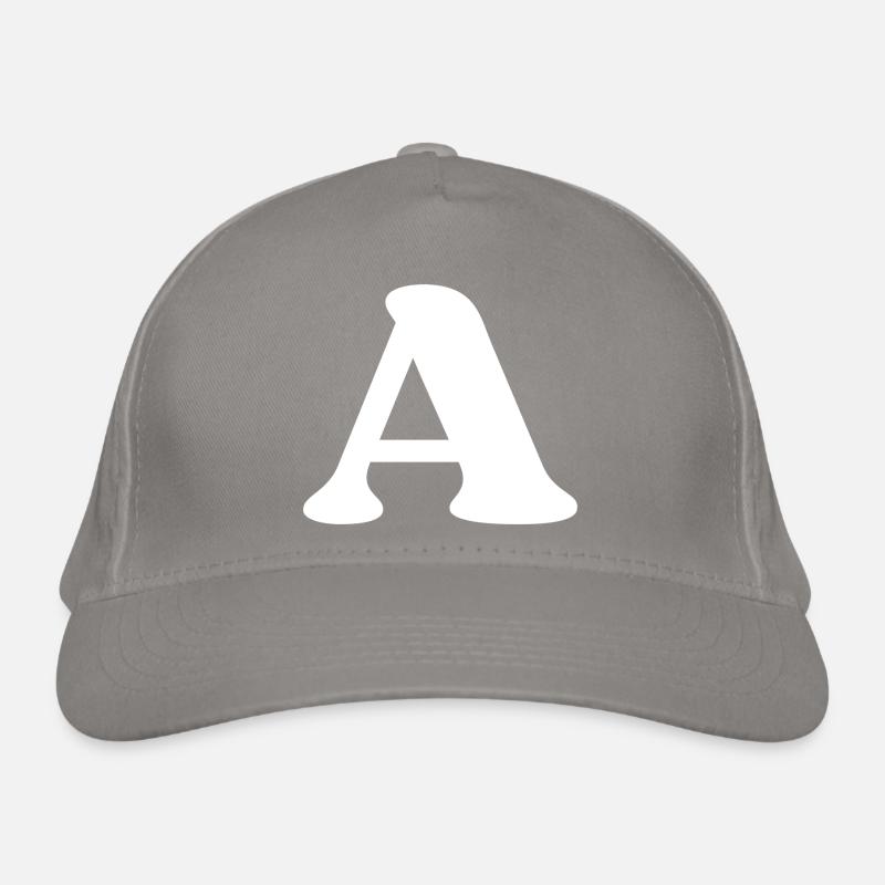 Buchstabe a Bio-Baseballkappe