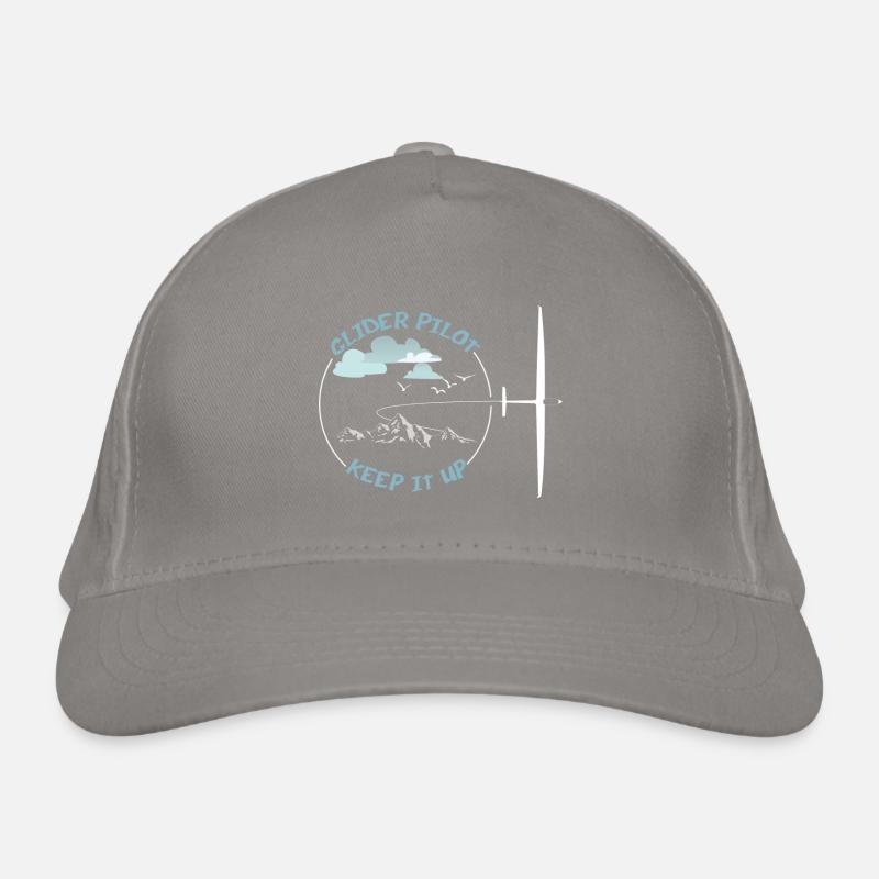 GLIDER PILOT KEEP IT UP Organic Baseball Cap