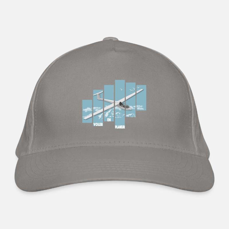 FLYING IN A GLIDER Organic Baseball Cap