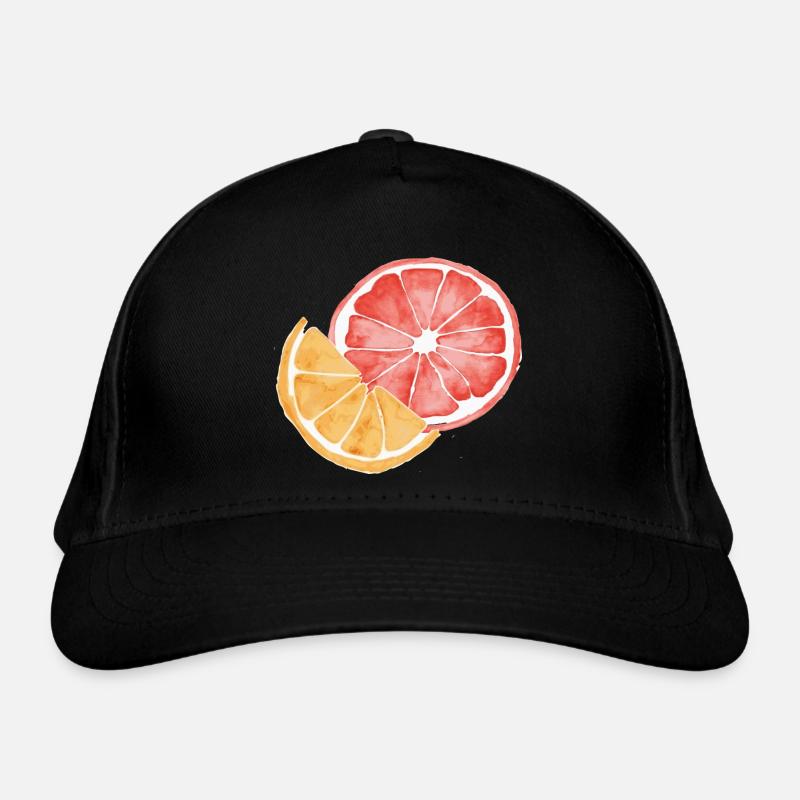 frugt - Øko-baseballcap - sort