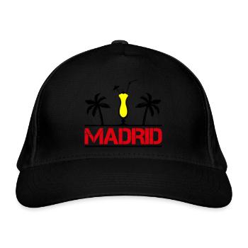 Madrid - Organic Baseball Cap - black - Front