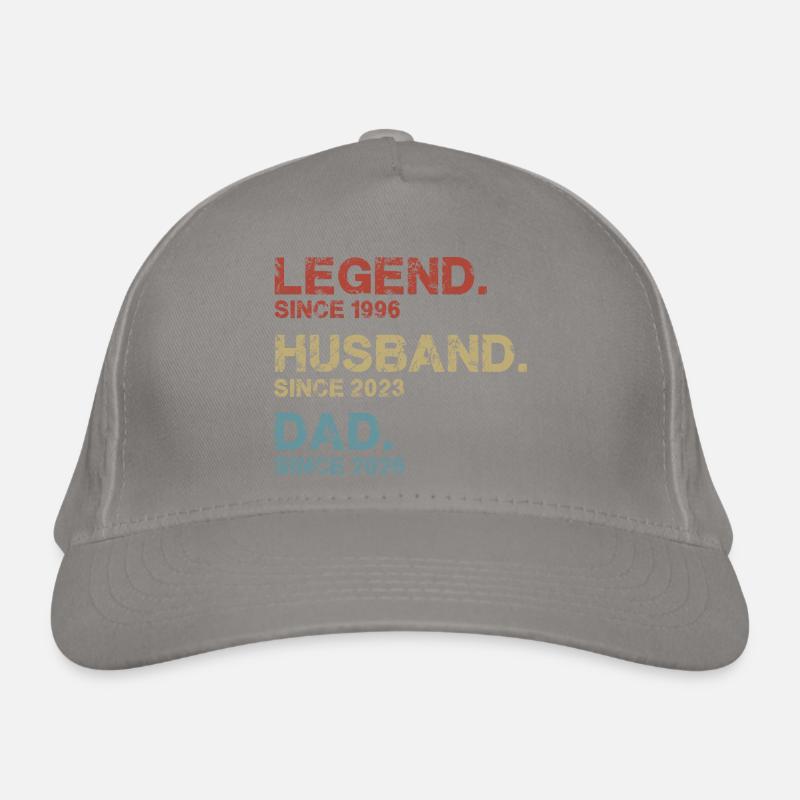 Legende Ehemann Vater Bio-Baseballkappe