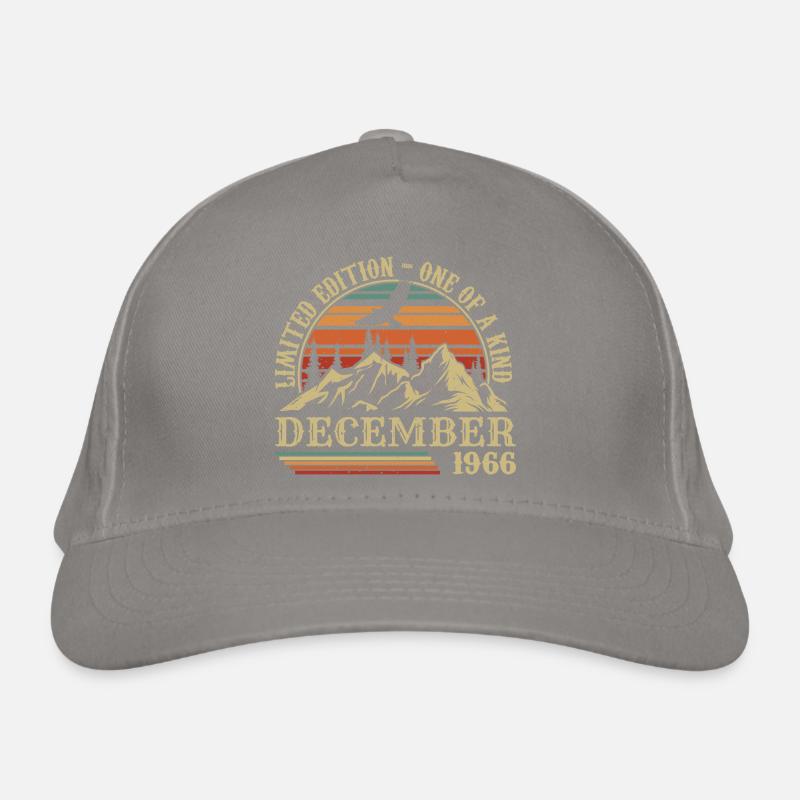 Vintage December 1966, Awesome since December 1966 Organic Baseball Cap