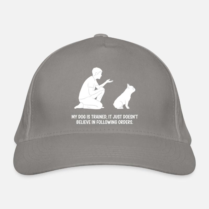 Mon chien est dressé... Casquette classique bio