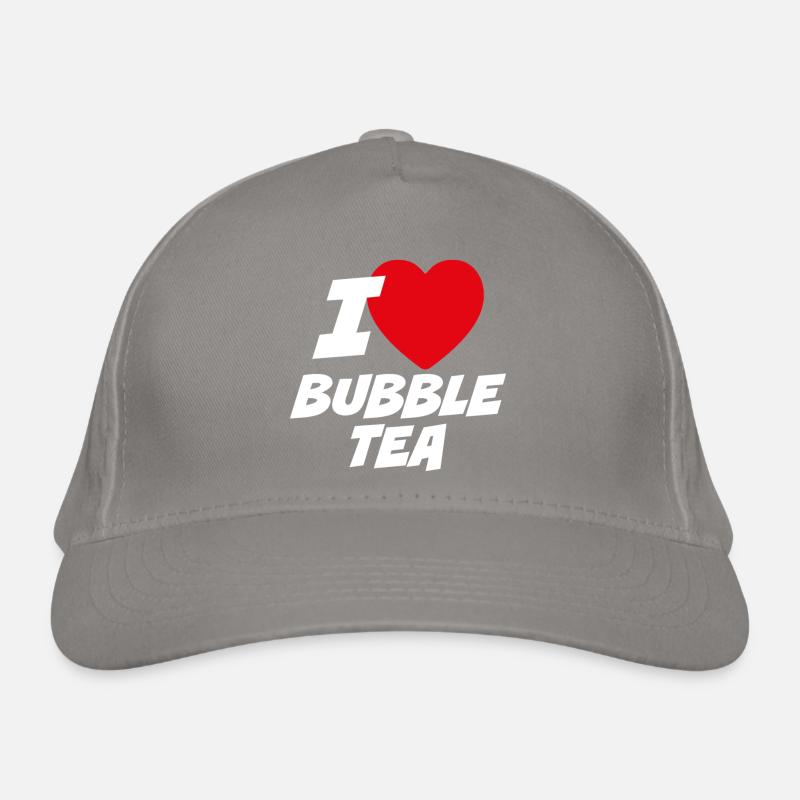 Ich liebe Bubble Tea Bio-Baseballkappe