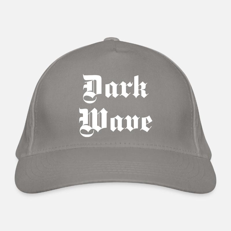 Dark Wave music Gothic Typography Organic Baseball Cap
