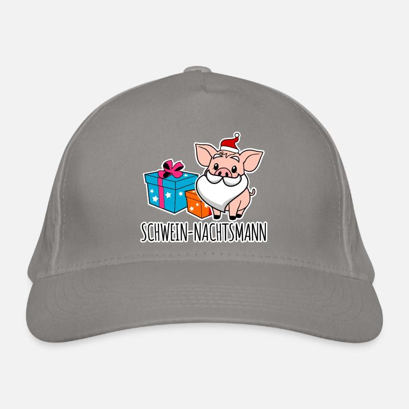 Merry Christmas with the Pig Nightman! Organic Baseball Cap