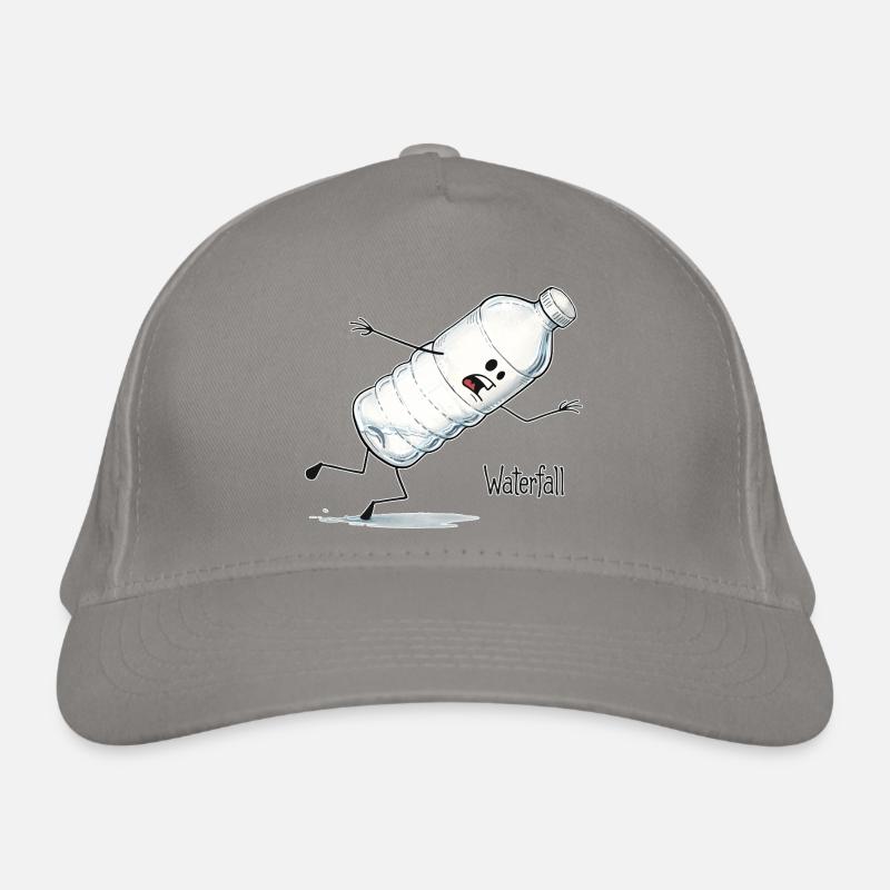 Waterfall – Falling Water Bottle Cartoon Organic Baseball Cap