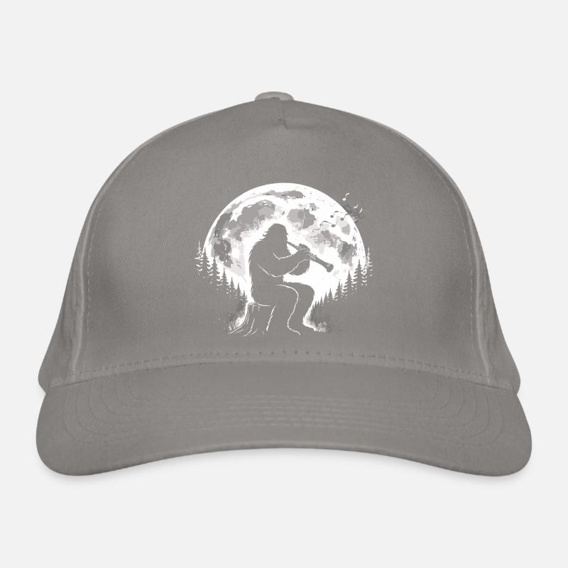 Bigfoot joue de la clarinette Casquette classique bio