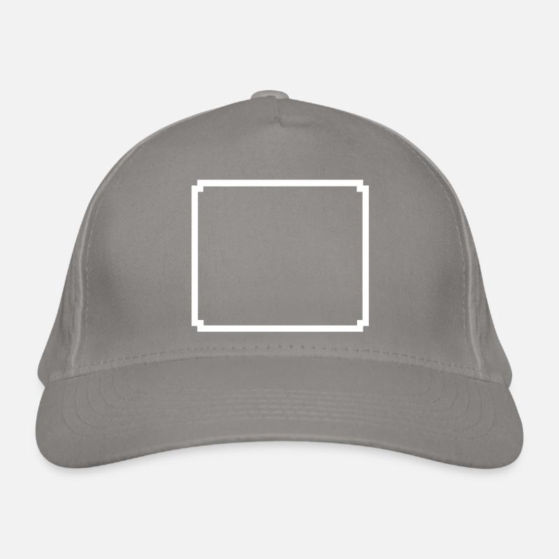 Boîte de texte 8 bits de trame de pixels Casquette classique bio