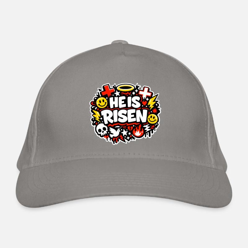 he is risen Bio-Baseballkappe