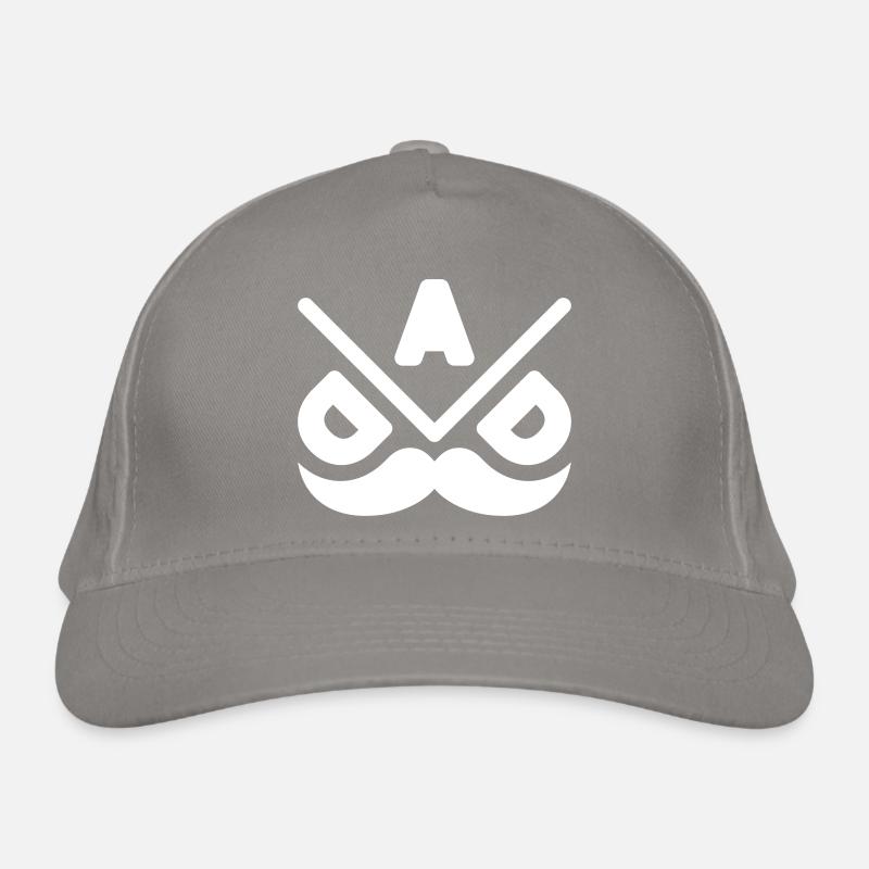 Emblème géométrique de moustache Casquette classique bio