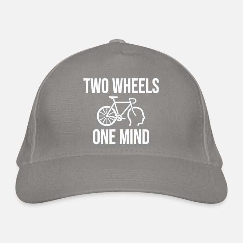 Two wheels, one mind Organic Baseball Cap