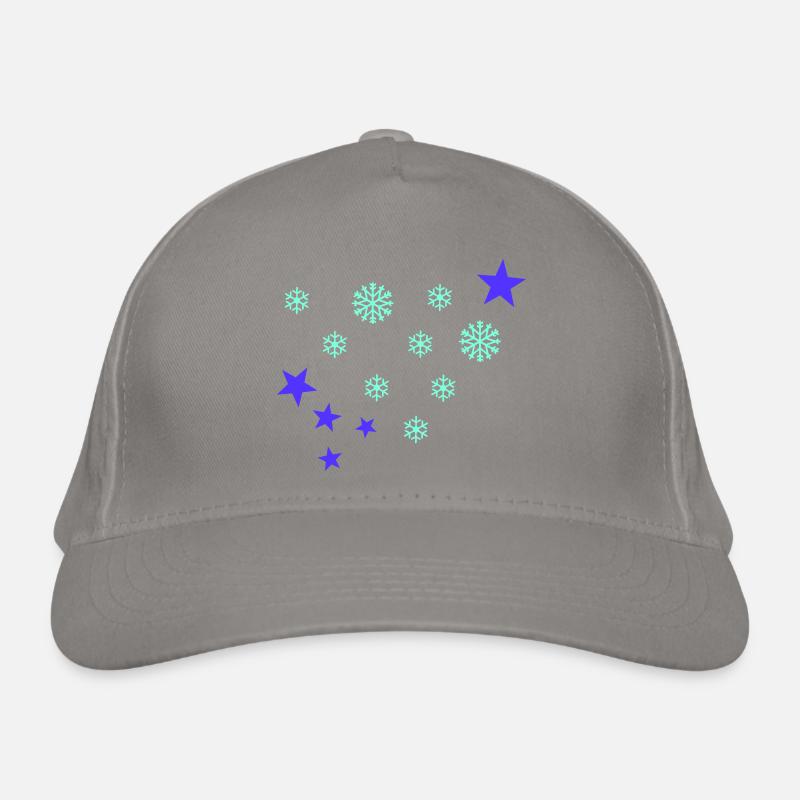 snowflakes Organic Baseball Cap