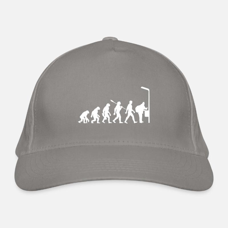 Evolution - Collecting Bottles - Poverty Organic Baseball Cap