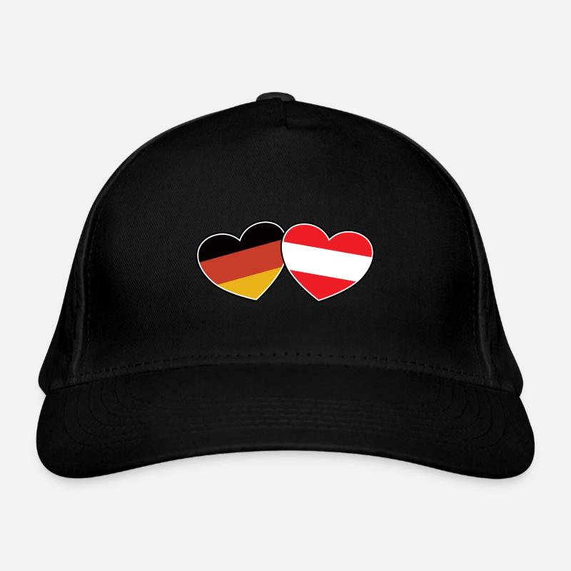 German Austrian Friendship - Gift Organic Baseball Cap