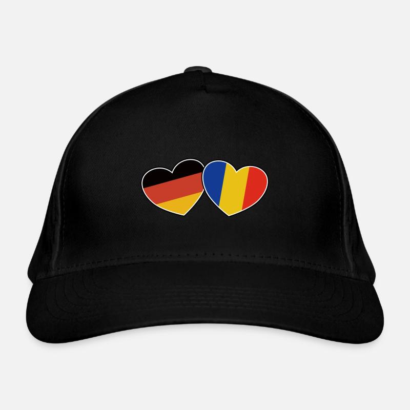 German Romanian Friendship - Gift Organic Baseball Cap