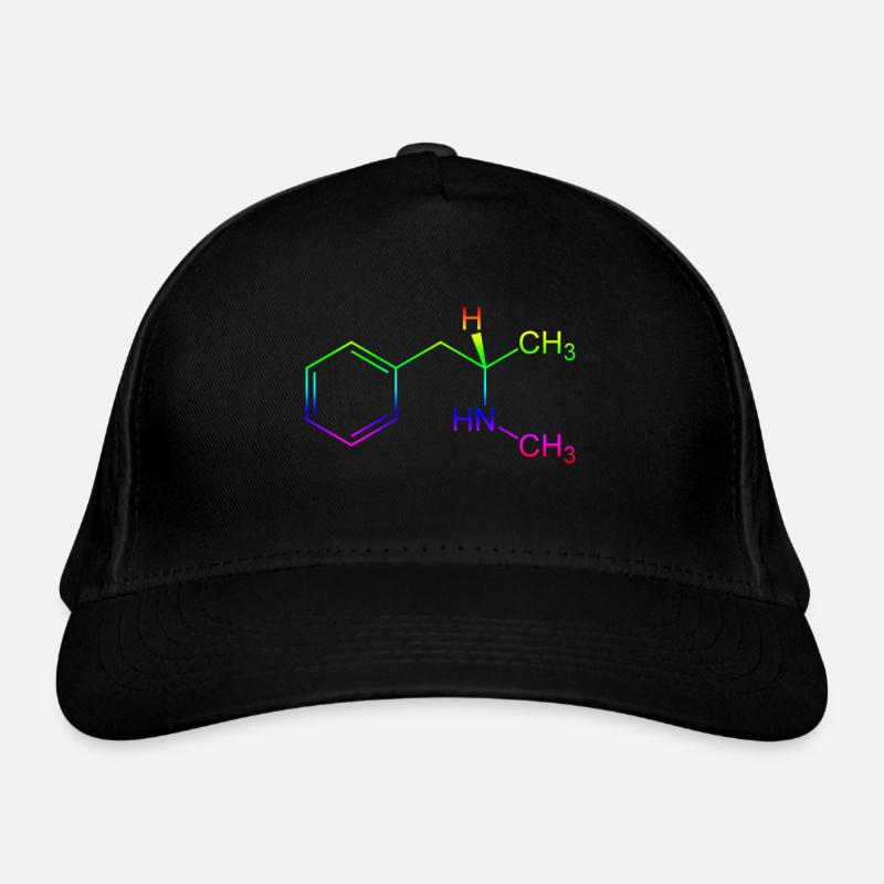 Methamphetamine Crystal Meth formule structurelle Casquette classique bio