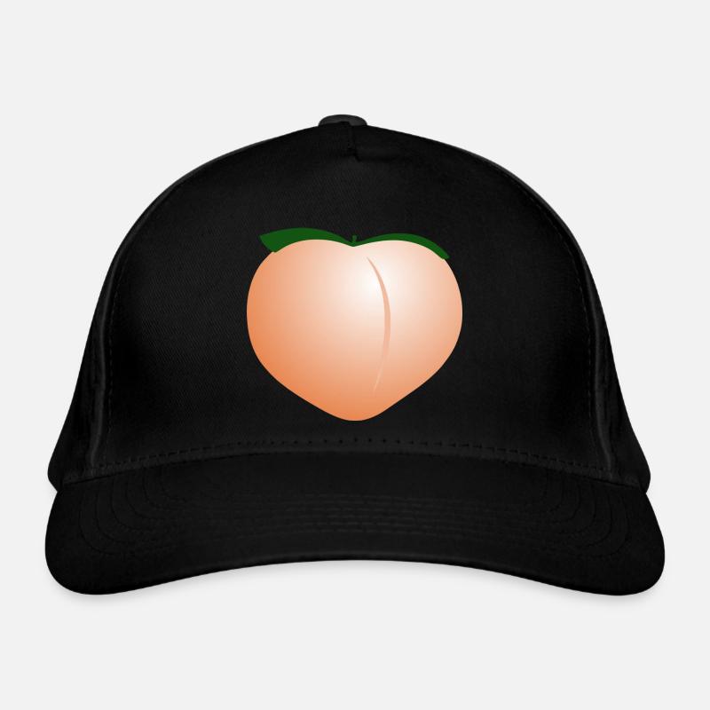 Pfirsich Bio-Baseballkappe
