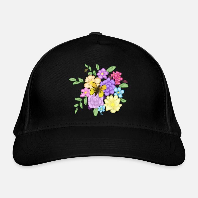 Bouquet de fleurs Casquette classique bio