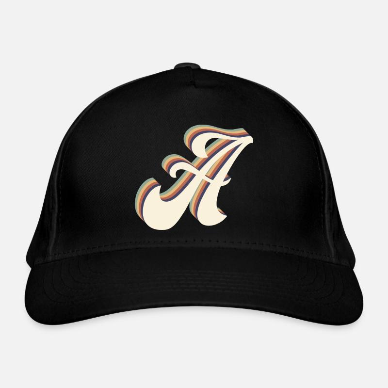 Buchstabe A Bio-Baseballkappe