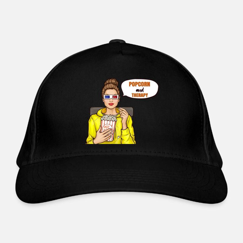 Le pop-corn est moins cher que Therapy Cinema Fan Casquette classique bio