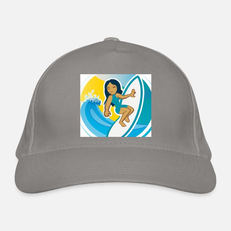 Sticker surf fun Casquette classique bio
