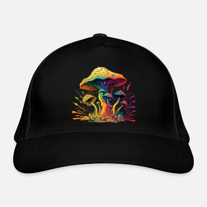 Psychedelic Mushroom Organic Baseball Cap