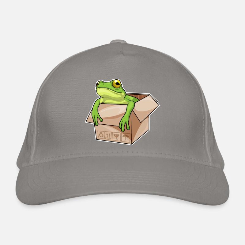 Frosch Karton Bio-Baseballkappe