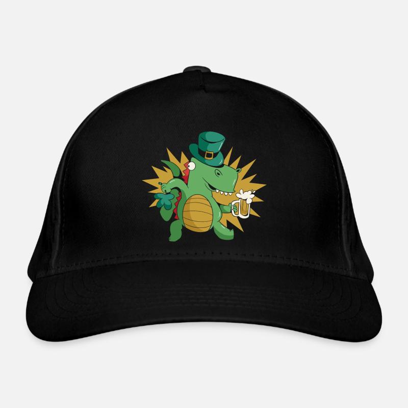 St. Patrick's Dinosaur Organic Baseball Cap