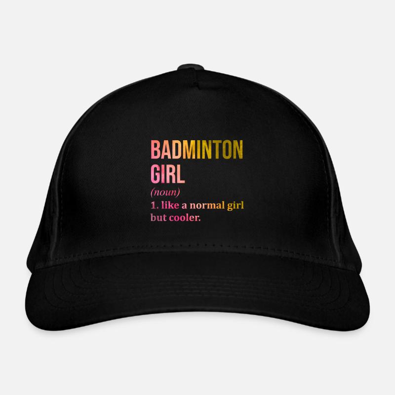 Badminton Bio-Baseballkappe