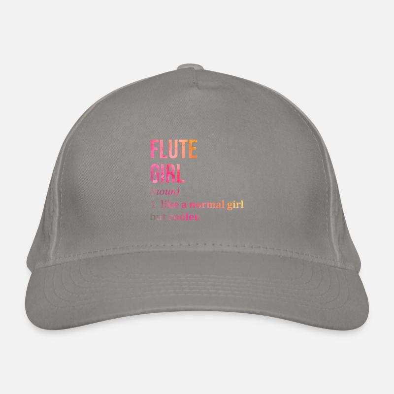 Flöte Bio-Baseballkappe