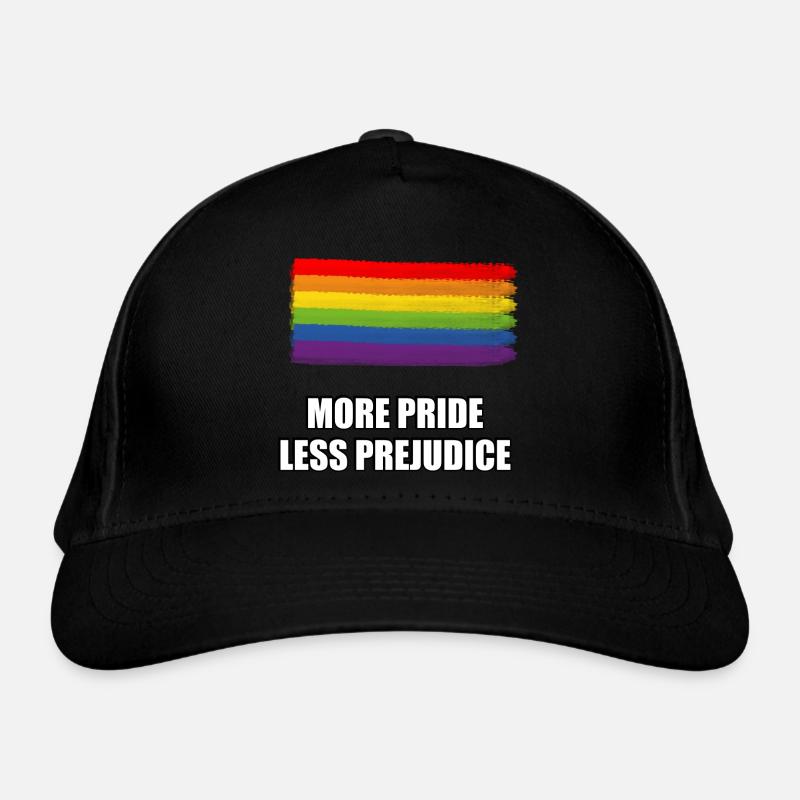 More Pride Less Prejudice LGBTQ Organic Baseball Cap