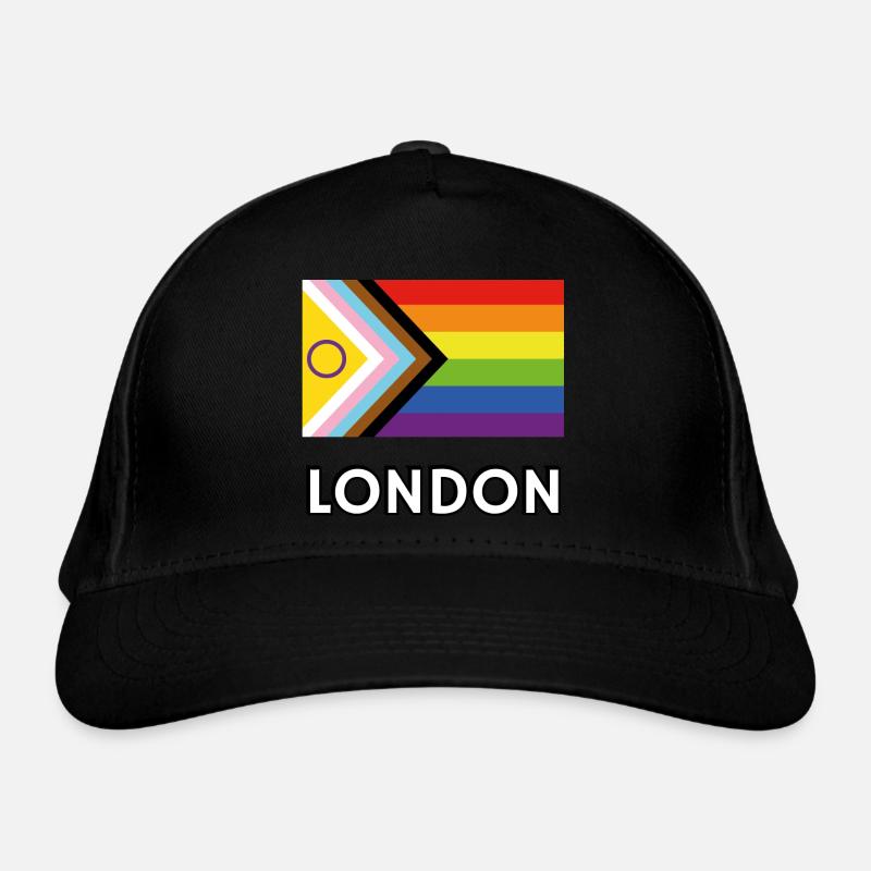 Inclusive Pride Progress Flag London Organic Baseball Cap