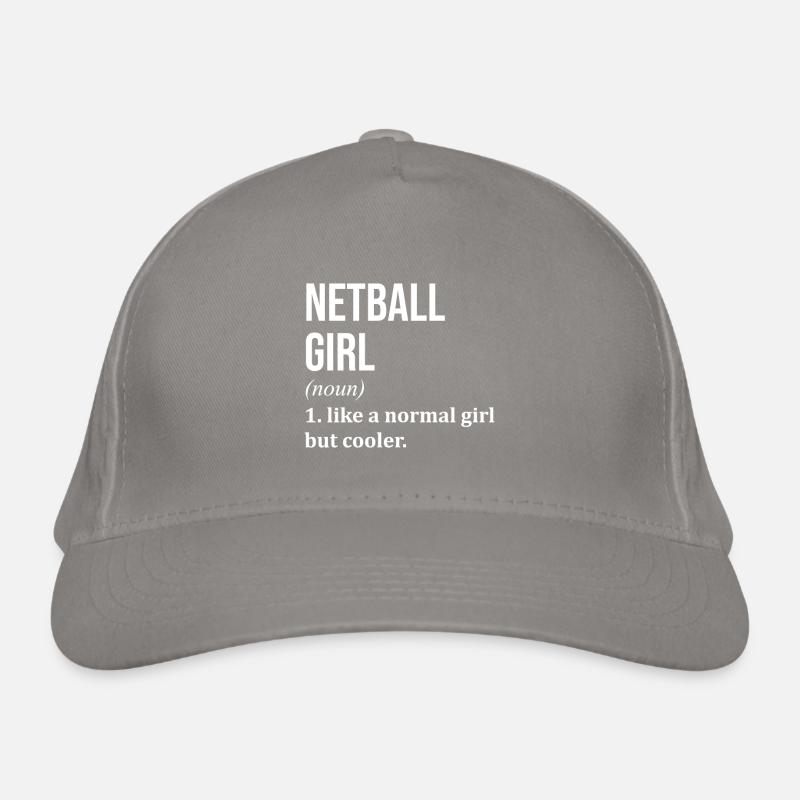 Netball Organic Baseball Cap