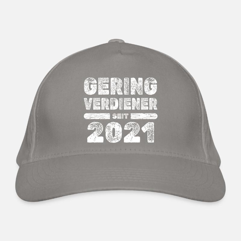 Spruch 2021 Bio-Baseballkappe