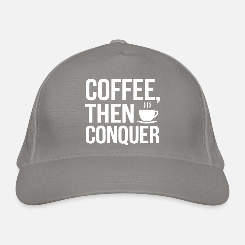 Café, puis conquérir Casquette classique bio