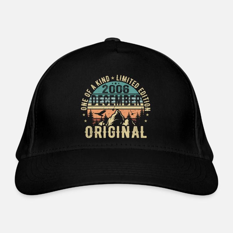 Legends Birthday December 2006 Born Gift Organic Baseball Cap