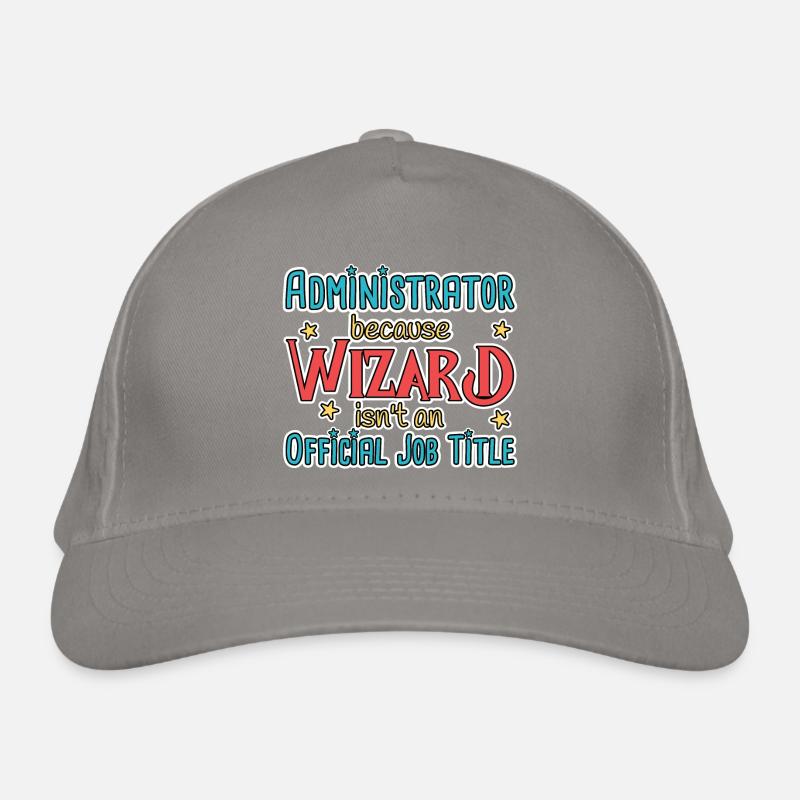 Admin Wizard Administrator Organic Baseball Cap