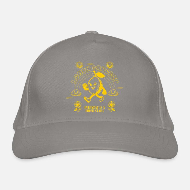 Lemon Squeezy Retro Comic Style Organic Baseball Cap