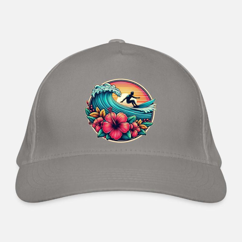 Logo du surfeur 2 Casquette classique bio