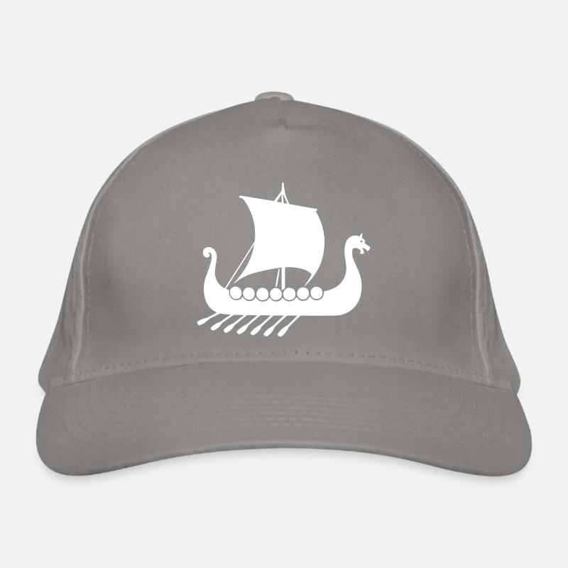 wikinger schiff Bio-Baseballkappe