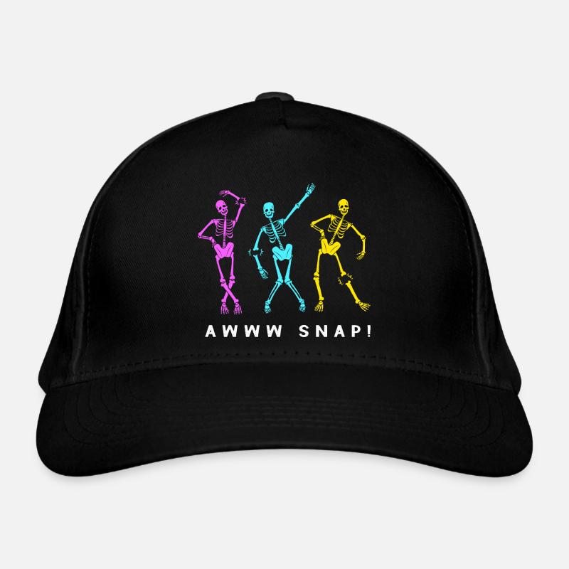 Arm Fracture Halloween Skeleton Bone Bone Fracture Organic Baseball Cap
