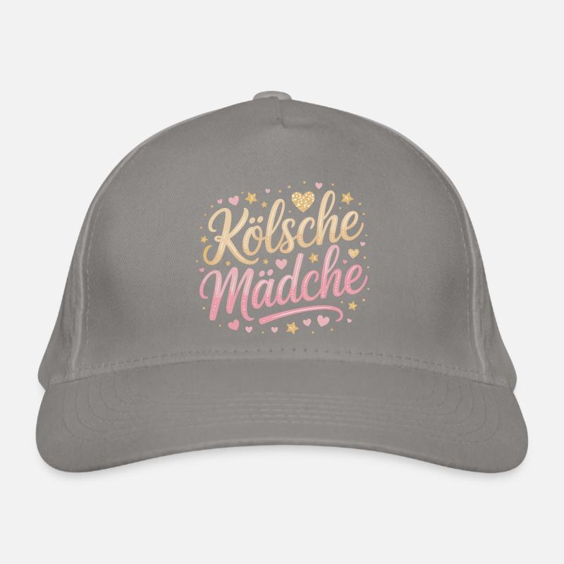 Kölsche Mädche Karneval Köln Kölle Kölsch Mädchen Bio-Baseballkappe
