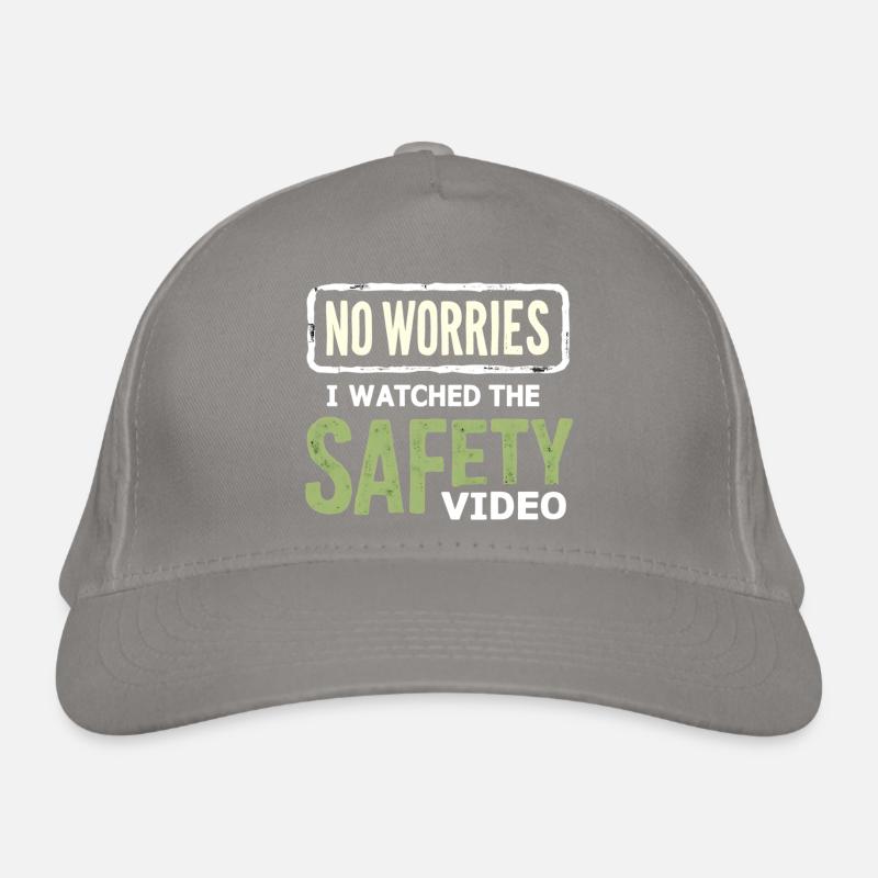 Kein Stress Sicherheitsvideo Meme Bio-Baseballkappe
