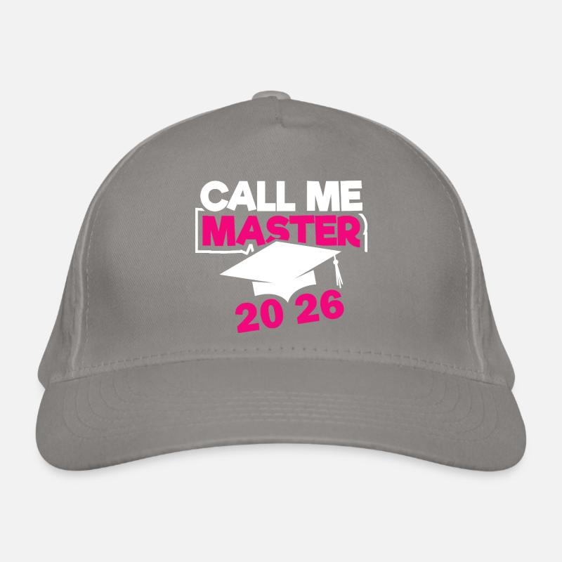 Master 2026 Abschluss Promotion Sponsion Bio-Baseballkappe